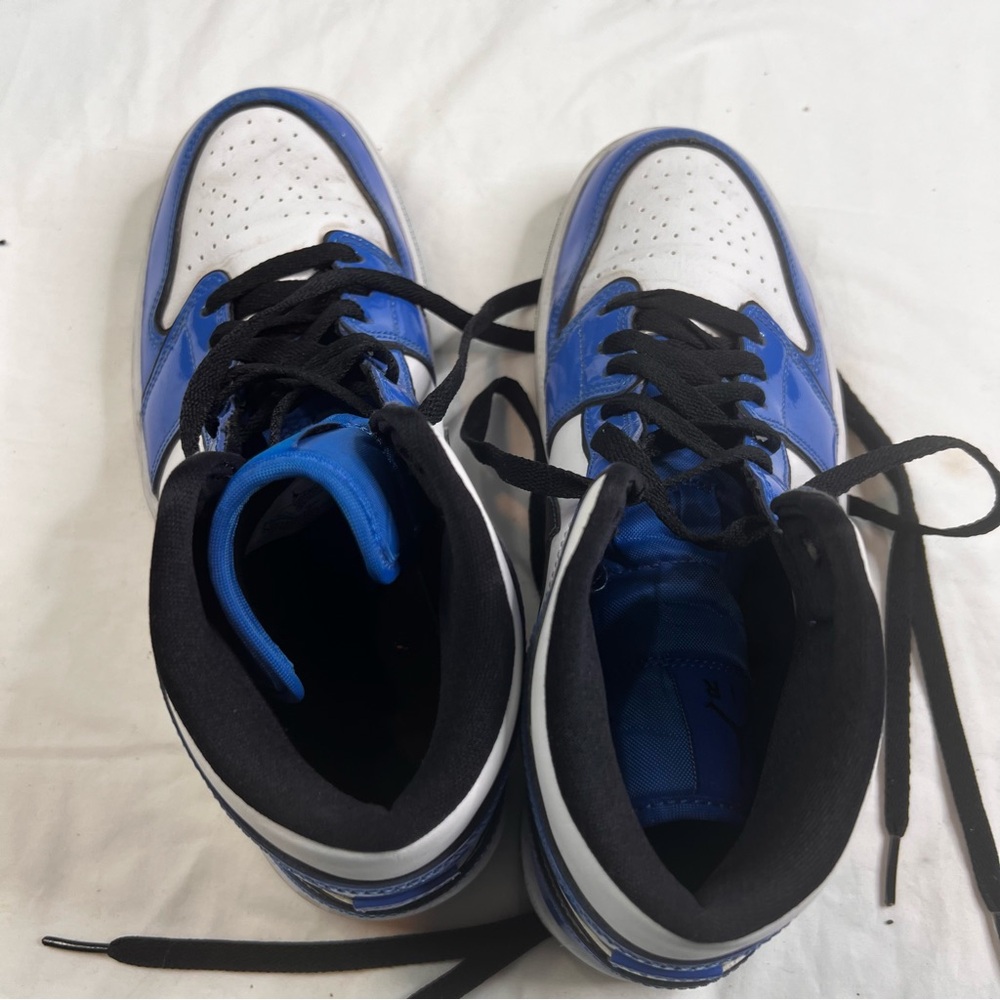 Nike Air Jordan 1 Mid SE Dd6834-402 Adult Unisex Blue Sneakers Sz 7.5 L010325 - Picture 4 of 9